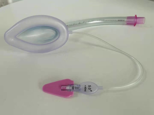 良い価格 一回用 PVC LMA サイズ 5.0 喉頭マスク 棒付き成人の使用のための直管 オンライン
