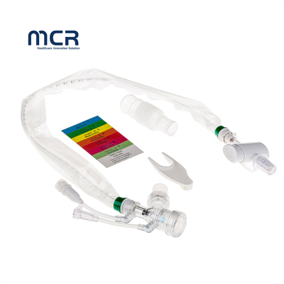 Y アダプター 双回転接続器 FDA ISO13485 による閉ざされた吸入カテーテル